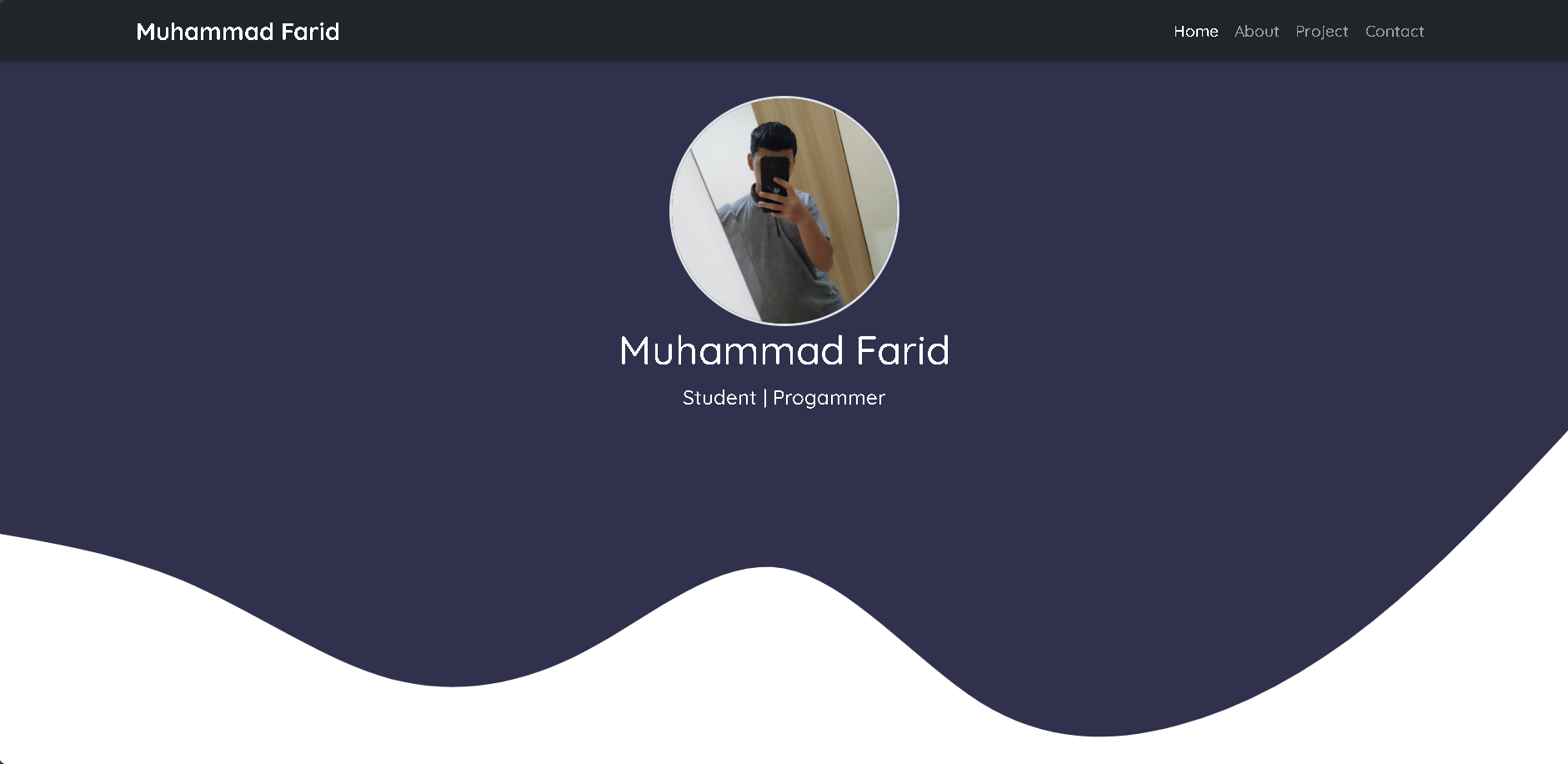 Muhammad Farid - Portofolio Tailwind CSS